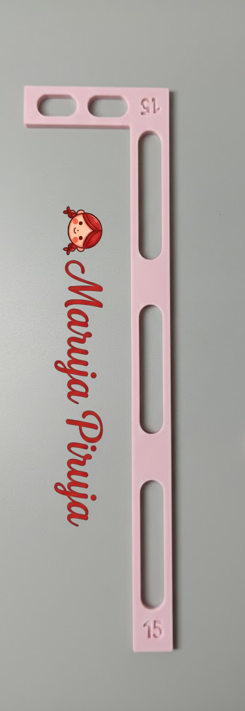 Regla en L copia1 Maruja Piruja Lote 5 piezas Scrap - Imagen 5