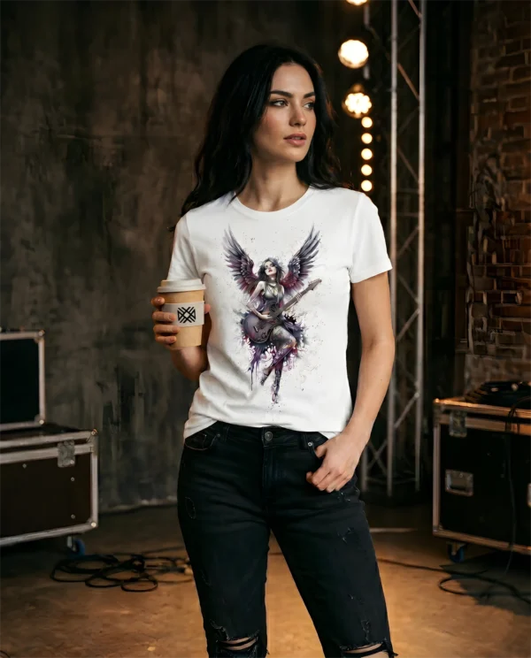 Camiseta "Electric Darkness" - Angel Rockero
