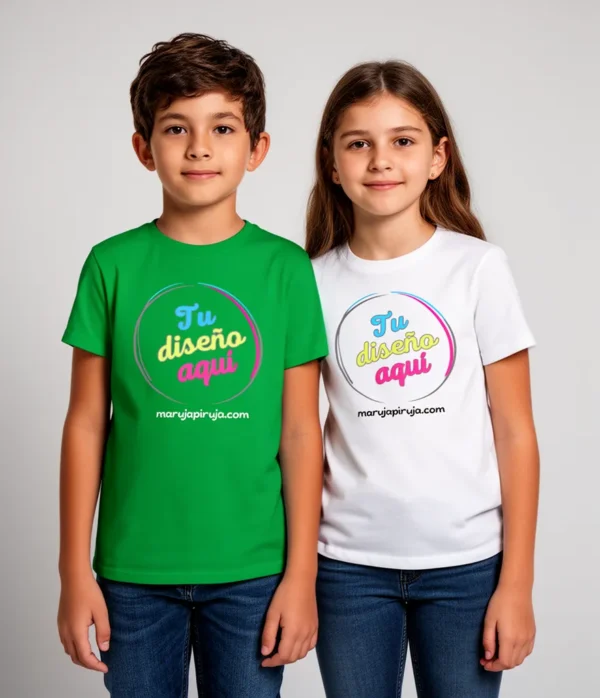 Camiseta infantil personalizada maruja piruja Niños modelos camiseta personalizada maruja piruja