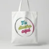 maruja piruja Tote Bag Personalizada de Algodón