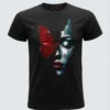 Camiseta "Metamorfosis Rota" - Rostro y Mariposa Roja