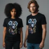 Camiseta "Blue Katrina" - Calavera Mexicana