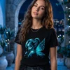 Camiseta Hada Azul Luminosa - Diseño Fantasía